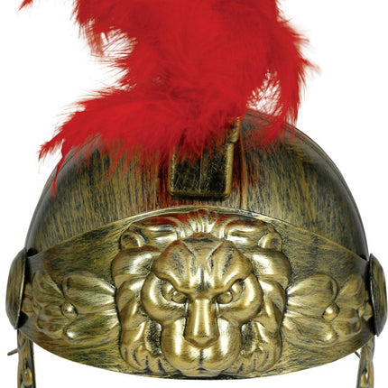 Romein Helm Rood Goud Heren van Fiestas Guirca koop je bij Partywinkel