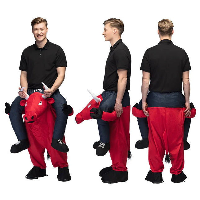 Rood Kostuum Stier Carry Me van Boland koop je bij Partywinkel