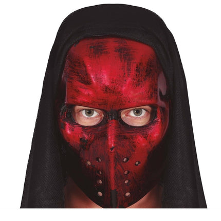 Rood Masker Hockey van Fiestas Guirca koop je bij Partywinkel