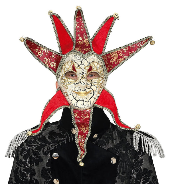 Rood Masker Venitiaans Heren van Fiestas Guirca koop je bij Partywinkel