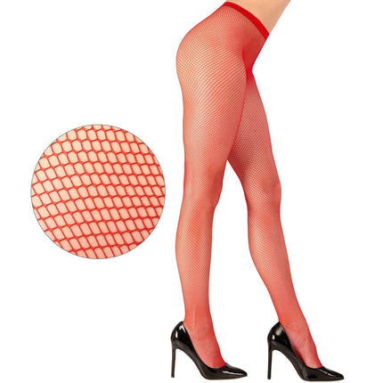 Rood Panty Visnet Gat van Widmann koop je bij Partywinkel
