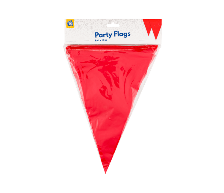 Rood Slinger Plastic 10m van Paper Dreams koop je bij Partywinkel