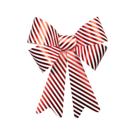 Rood Witte Strik Gestreept 51cm van CHAKS koop je bij Partywinkel