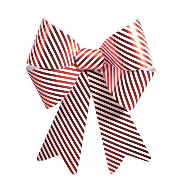 Rood Witte Strik Gestreept Groot 66cm van CHAKS koop je bij Partywinkel