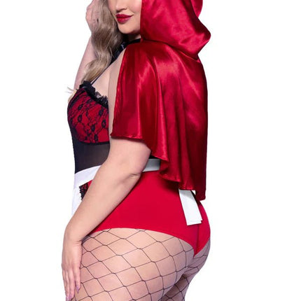 Roodkapje Kostuum Dames Bodysuit Naughty Leg Avenue van Leg Avenue koop je bij Partywinkel