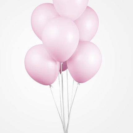 Roze Ballonnen Pastel Macaron 30cm 50st van WeFiesta koop je bij Partywinkel
