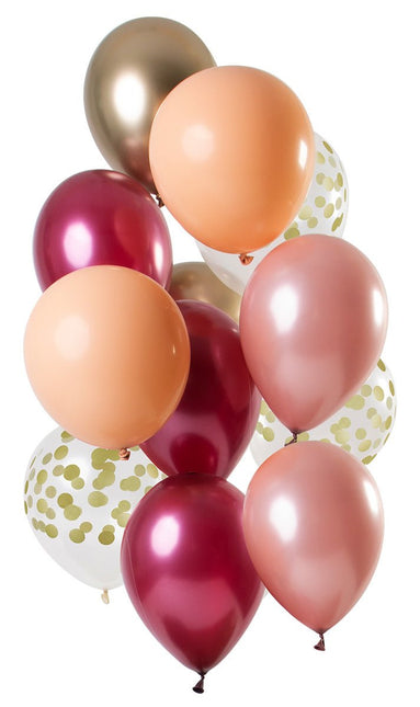 Roze Ballonnen Set 30cm 12st van Folat koop je bij Partywinkel