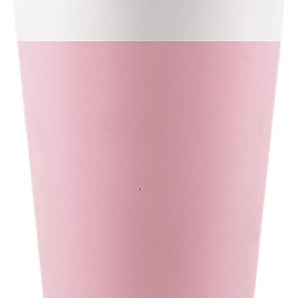 Roze Bekers 200ml 8st van Procos koop je bij Partywinkel