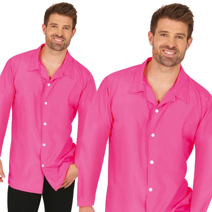 Roze Blouse Heren van Fiestas Guirca koop je bij Partywinkel