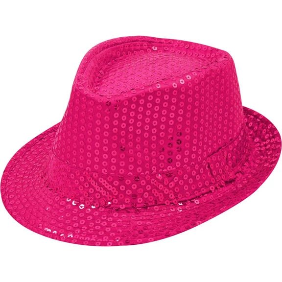 Roze Hoed Glitters van VDV Benefit koop je bij Partywinkel
