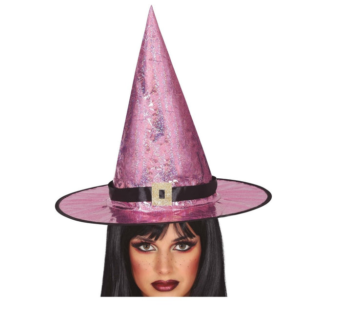 Roze Hoed Heks van Fiestas Guirca koop je bij Partywinkel