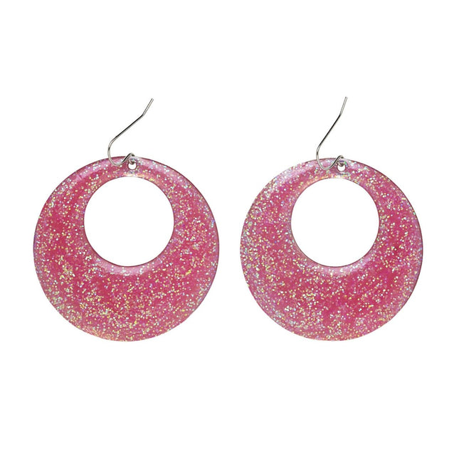 Roze Oorbellen van Widmann koop je bij Partywinkel