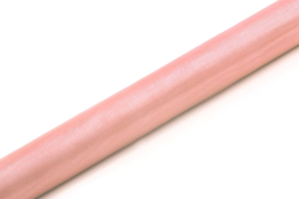 Roze Pastel Organza Stof 36cm 9m van Partydeco koop je bij Partywinkel