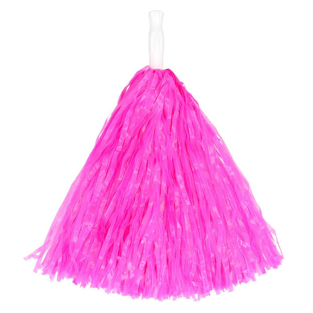 Roze Pompom 34cm van Boland koop je bij Partywinkel