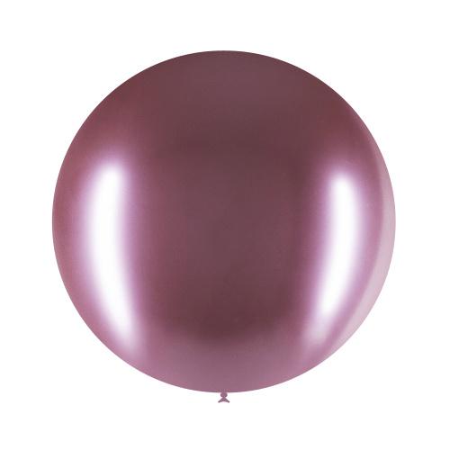 Roze Reuze Ballon Chroom 60cm van Balloonia koop je bij Partywinkel
