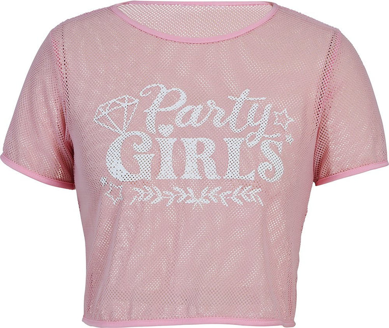 Roze Shirt Dames Party Girls van Fiestas Guirca koop je bij Partywinkel