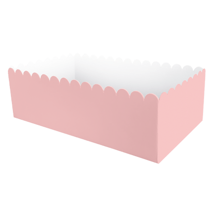 Roze Snackbakje 12,5cm 8st van Paper Dreams koop je bij Partywinkel