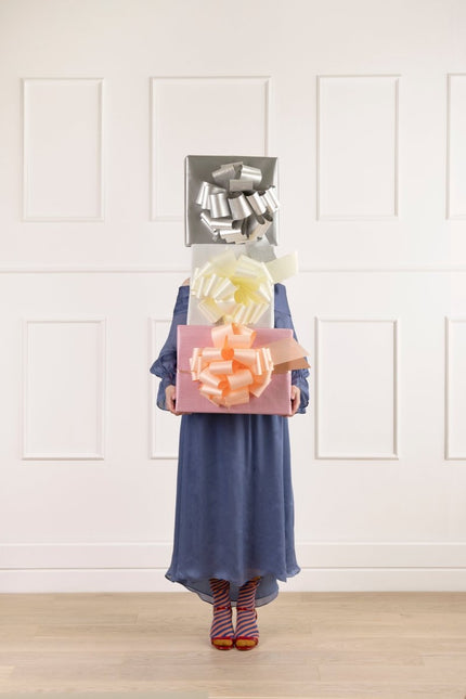 Roze Strik 30cm van Partydeco koop je bij Partywinkel