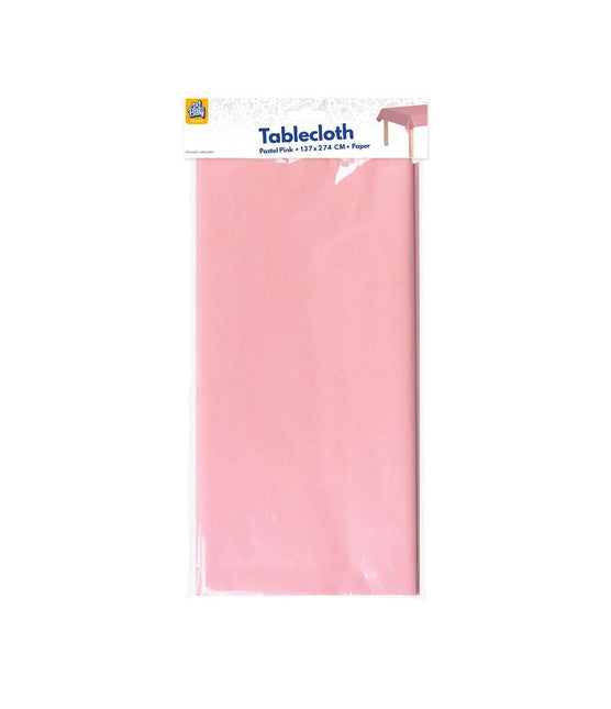 Roze Tafelkleed Pastel 2,74m van Paper Dreams koop je bij Partywinkel