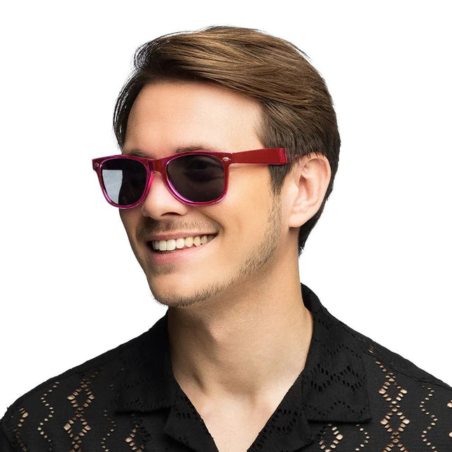 Roze Zonnebril Glans van Boland koop je bij Partywinkel