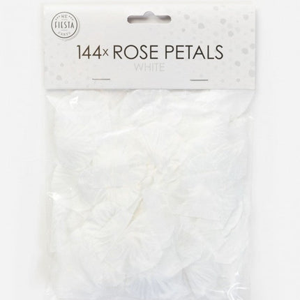 Rozenblaadjes Wit 144st van WeFiesta koop je bij Partywinkel