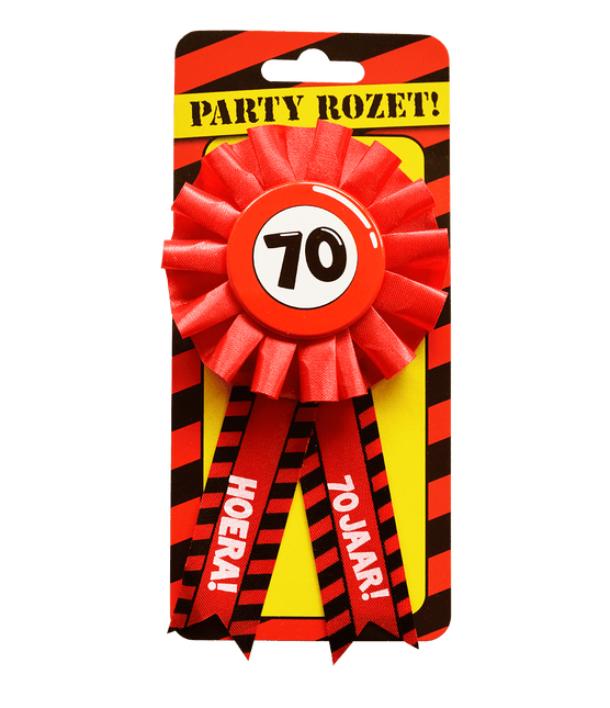 Rozet Hoera 70 Jaar Hoera van Paper Dreams koop je bij Partywinkel