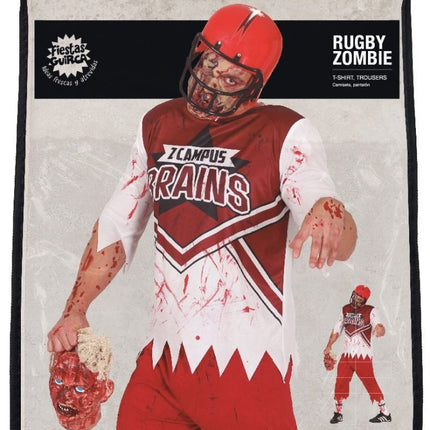 Rugby zombie Halloween Kostuum Heren van Fiestas Guirca koop je bij Partywinkel