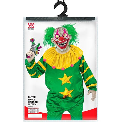 Ruimte Horror Clown Groen Geel van Widmann koop je bij Partywinkel