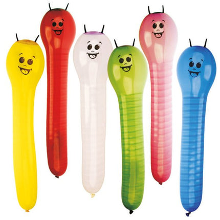 Rups Ballonnen Gekleurd 60,9cm van Riethmueller koop je bij Partywinkel