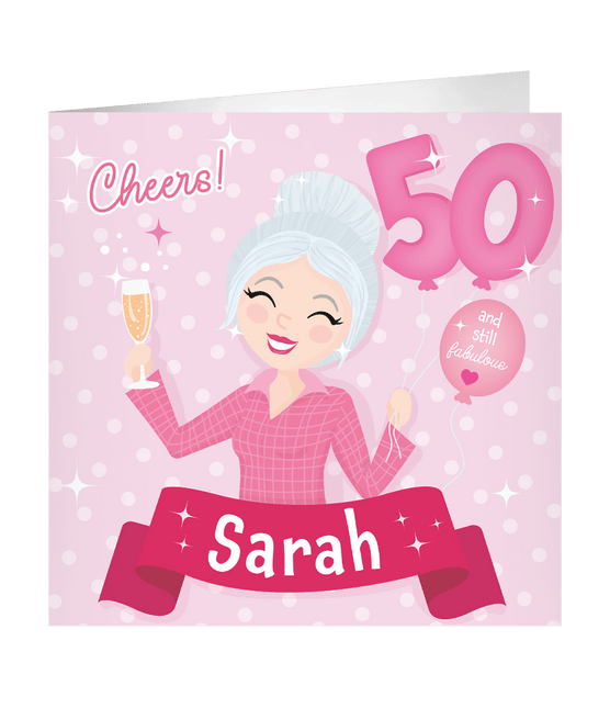 Sarah Wenskaart 23cm van Paper Dreams koop je bij Partywinkel