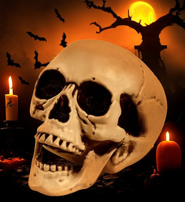 SCHEDEL MET BEWEEGBARE KAAK 28 CM van Widmann koop je bij Partywinkel