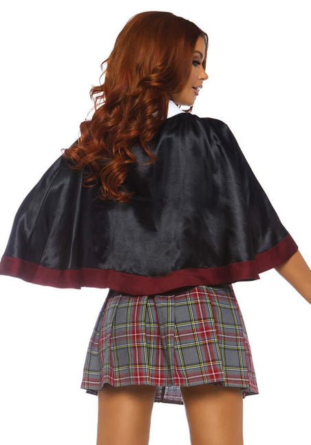 Schoolmeisje Kostuum Grijs Rood Dames Leg Avenue van Leg Avenue koop je bij Partywinkel