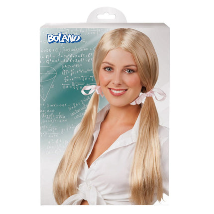 Schoolmeisje Pruik van Boland koop je bij Partywinkel
