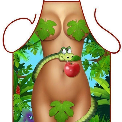 Schort Eva van Partychimp koop je bij Partywinkel