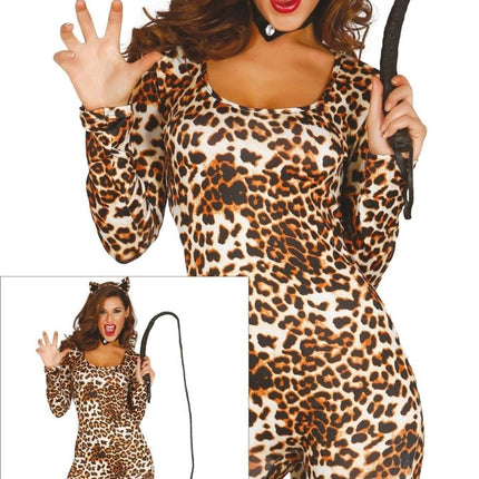 Second Skin Pak Luipaard Dames van Fiestas Guirca koop je bij Partywinkel