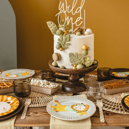 Servetten Leeuw 16cm 20st van Partydeco koop je bij Partywinkel