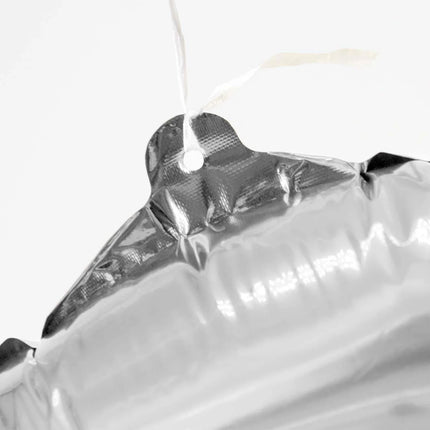 0 År-tal-ballon, sølv, tom, 85 cm