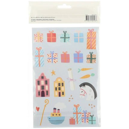 Sint en pieten stickers 49 stuks van Folat koop je bij Partywinkel