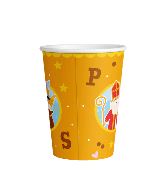 Sinterklaas Bekers 8st van Paper Dreams koop je bij Partywinkel