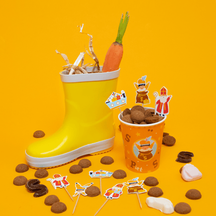 Sinterklaas Bekers 8st van Paper Dreams koop je bij Partywinkel