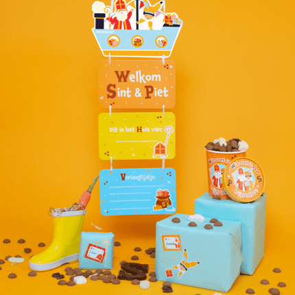 Sinterklaas Deurbord 80cm van Paper Dreams koop je bij Partywinkel