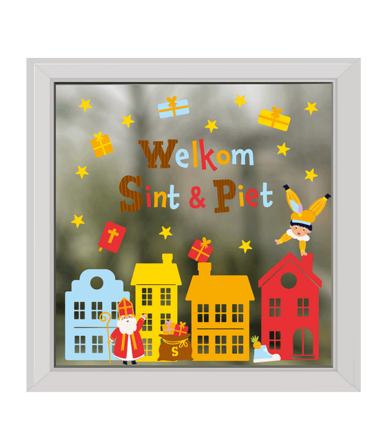 Sinterklaas Raamstickers van Paper Dreams koop je bij Partywinkel