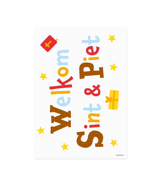 Sinterklaas Raamstickers van Paper Dreams koop je bij Partywinkel