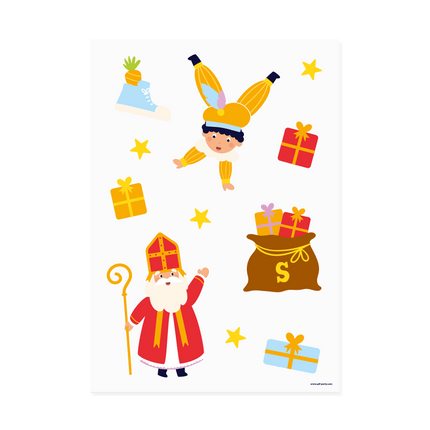 Sinterklaas Raamstickers van Paper Dreams koop je bij Partywinkel