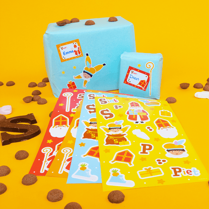 Sinterklaas Stickervellen 4st van Paper Dreams koop je bij Partywinkel