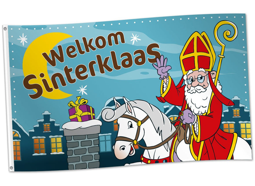 Sinterklaas Vlag 1,5m van WeFiesta koop je bij Partywinkel