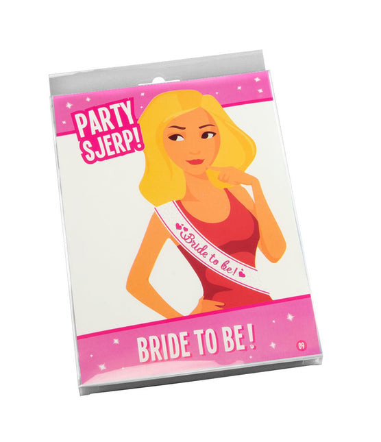 Sjerp Bride to Be van Paper Dreams koop je bij Partywinkel