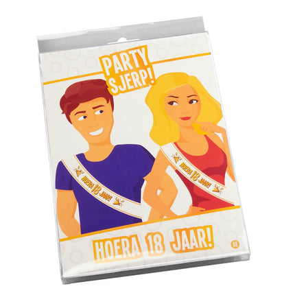 Sjerp Hoera 18 Jaar van Paper Dreams koop je bij Partywinkel