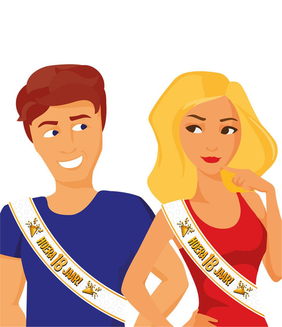 Sjerp Hoera 18 Jaar van Paper Dreams koop je bij Partywinkel