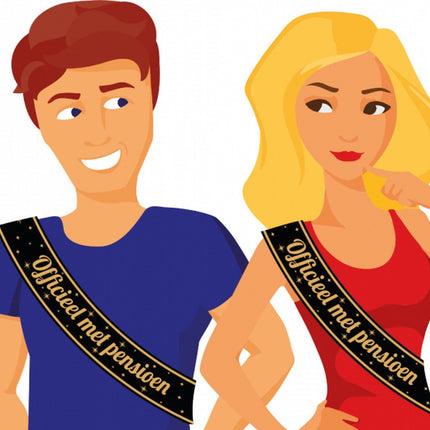 Sjerp Pensioen 85cm van Paper Dreams koop je bij Partywinkel